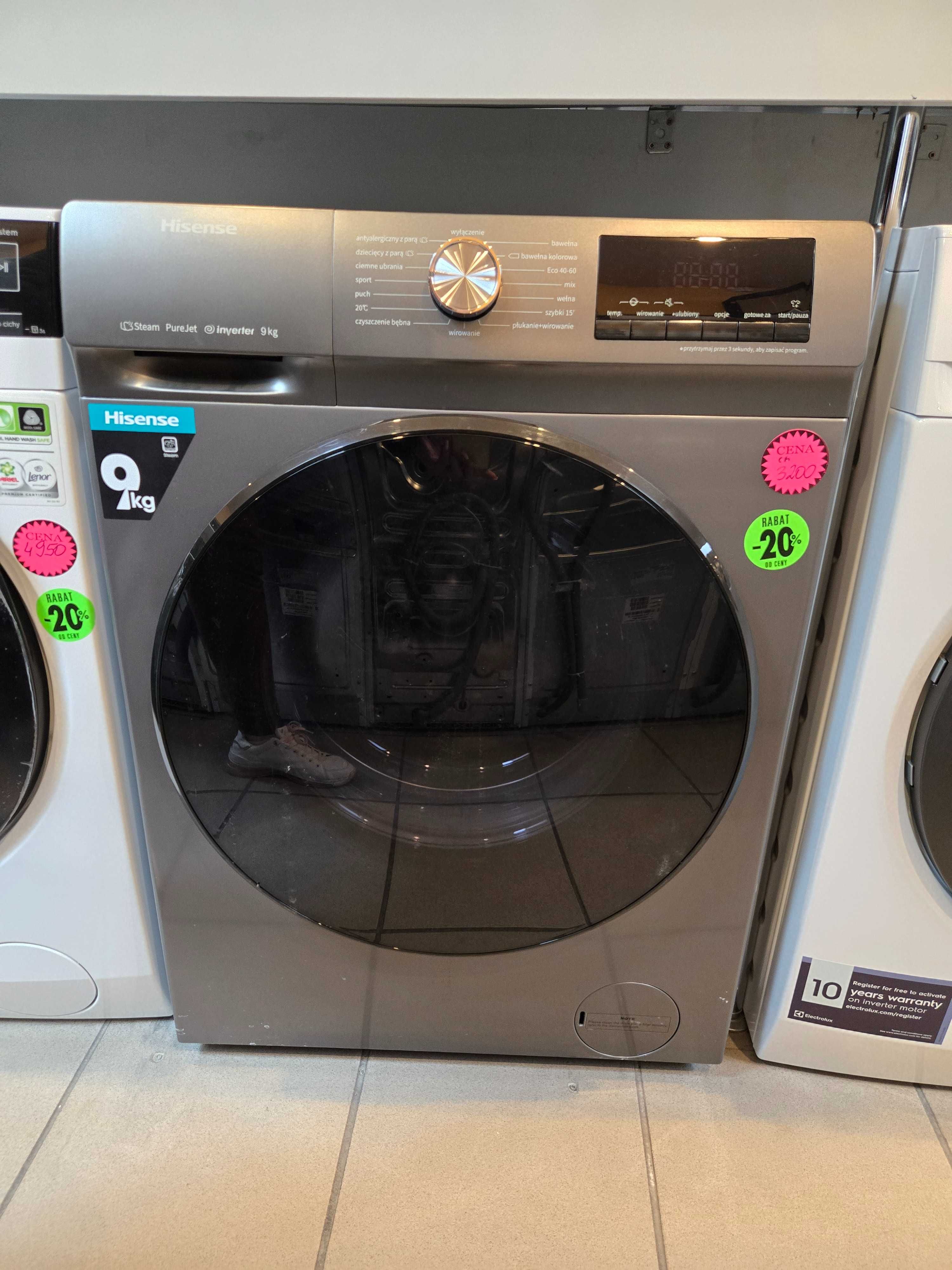 JANKI AGD Pralka Hisense wfqa9014EVJMT/PL