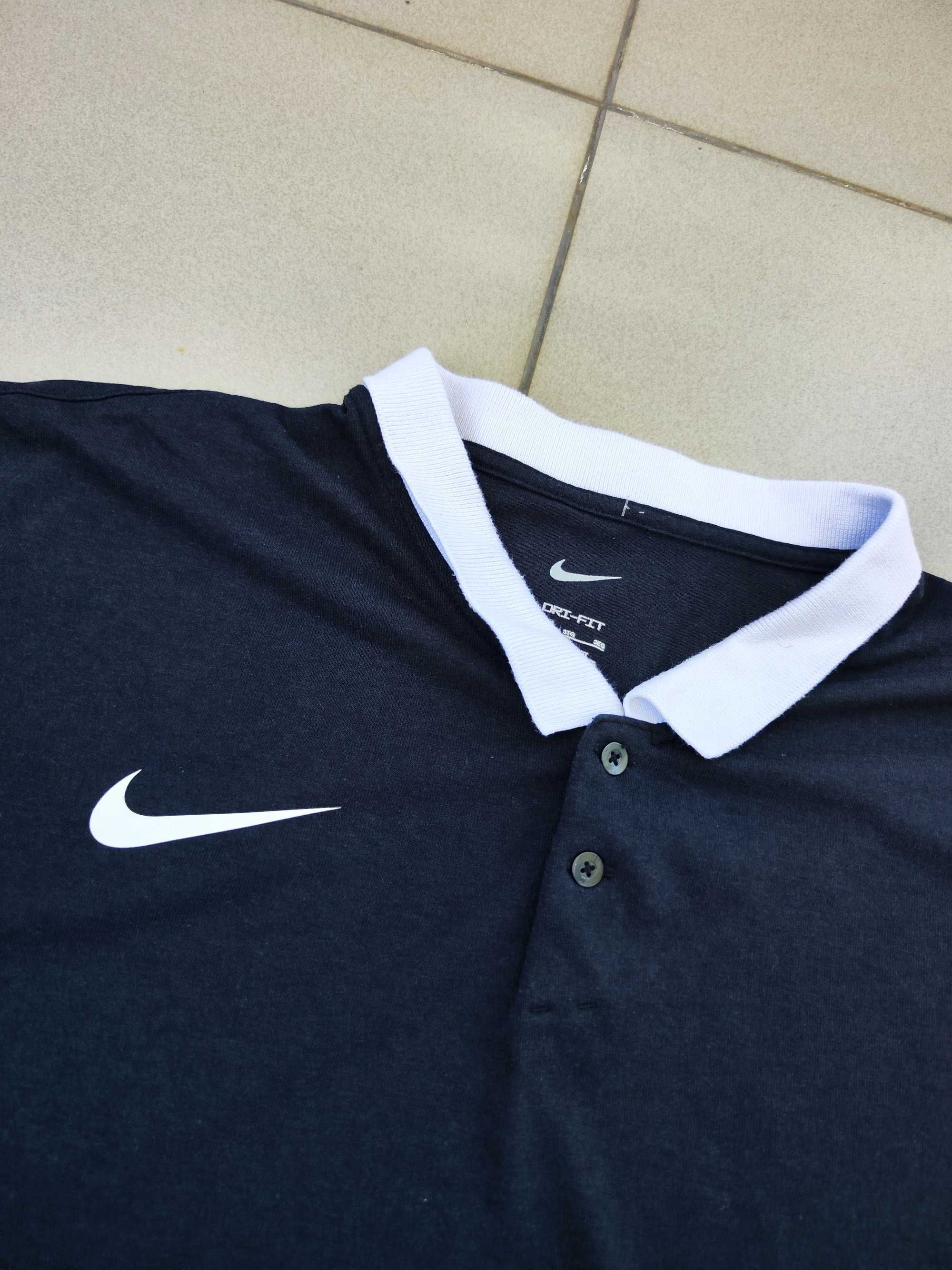 Koszulka Polo Nike czarna męska letnia r. XXL