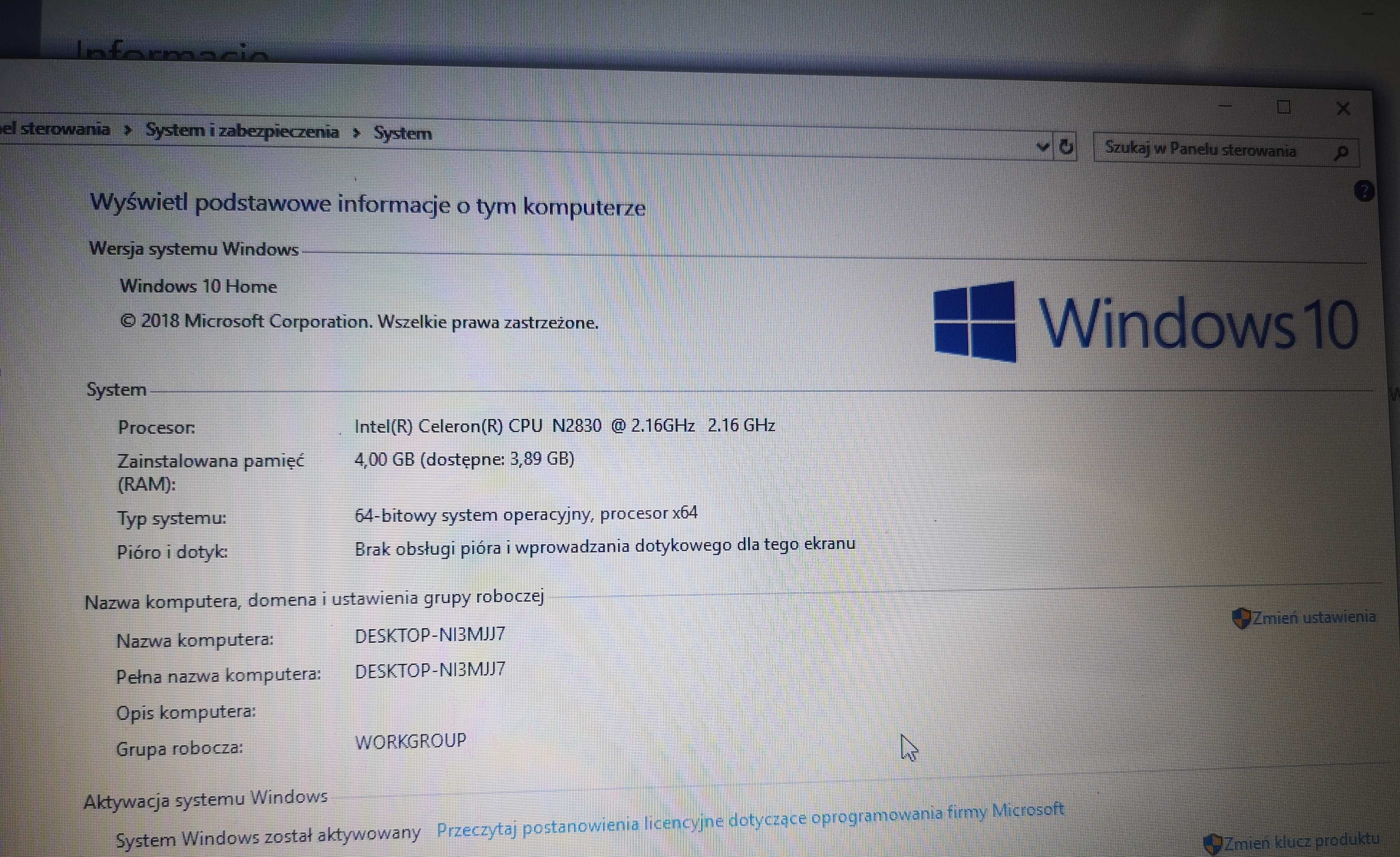 Sprzedam NOTEBOOK asus
