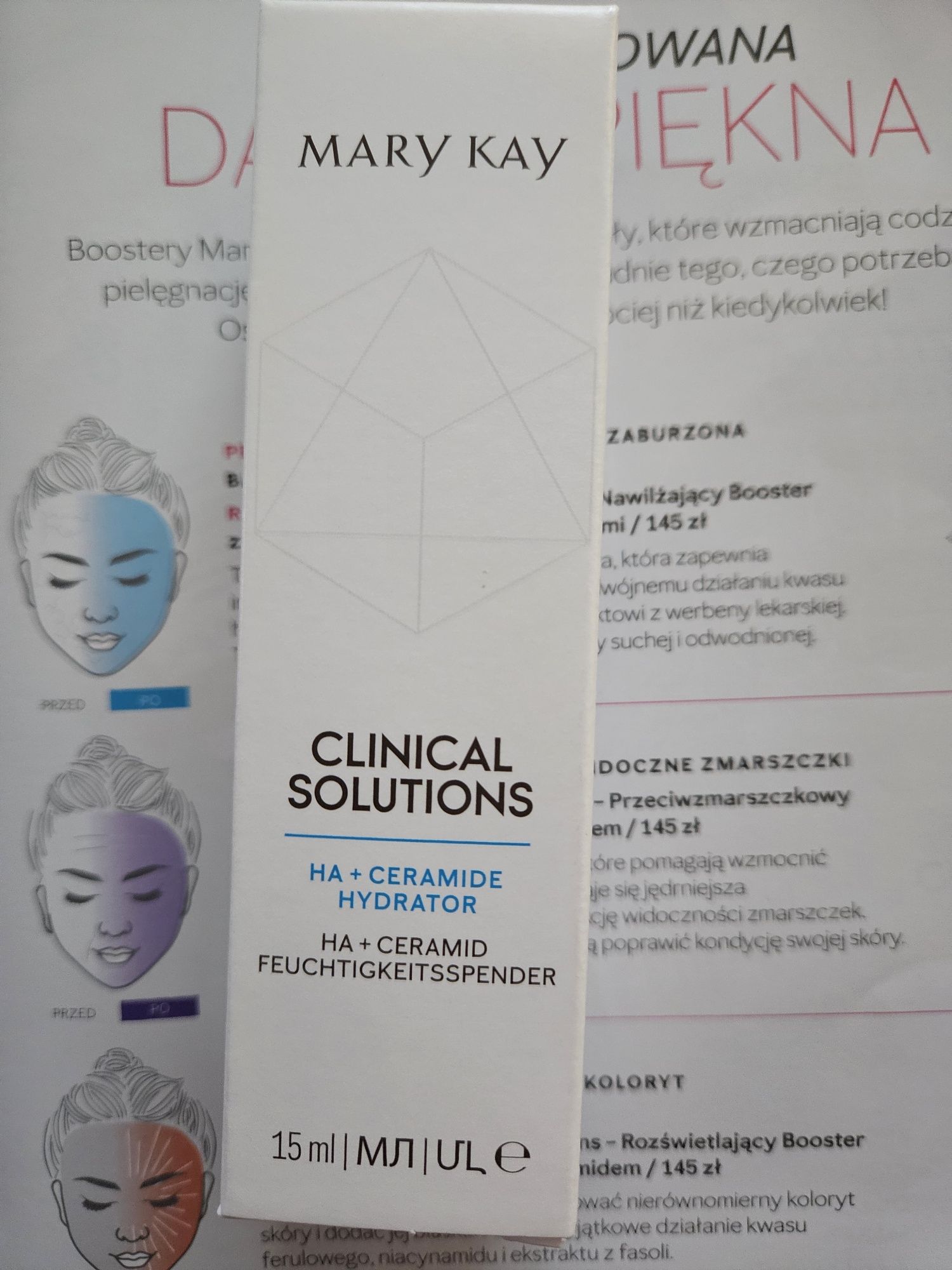 Clinical Solutions - Nawilżający Booster z Kwasem Hialuronowym i Ceram
