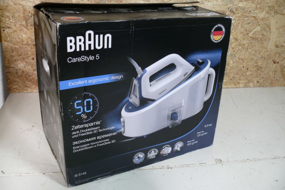 Braun CareStyle 5 IS 5145 Centro de Engomar 6.8 Bar 2400W - Branco