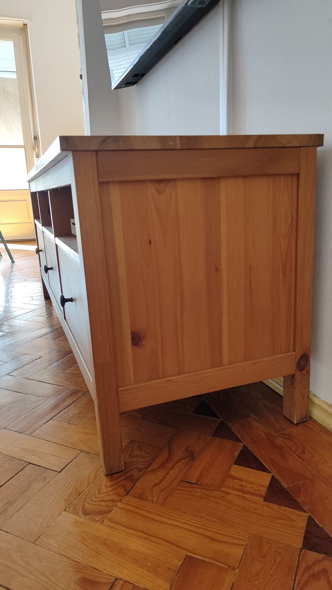 Móvel TV HEMNES castanho