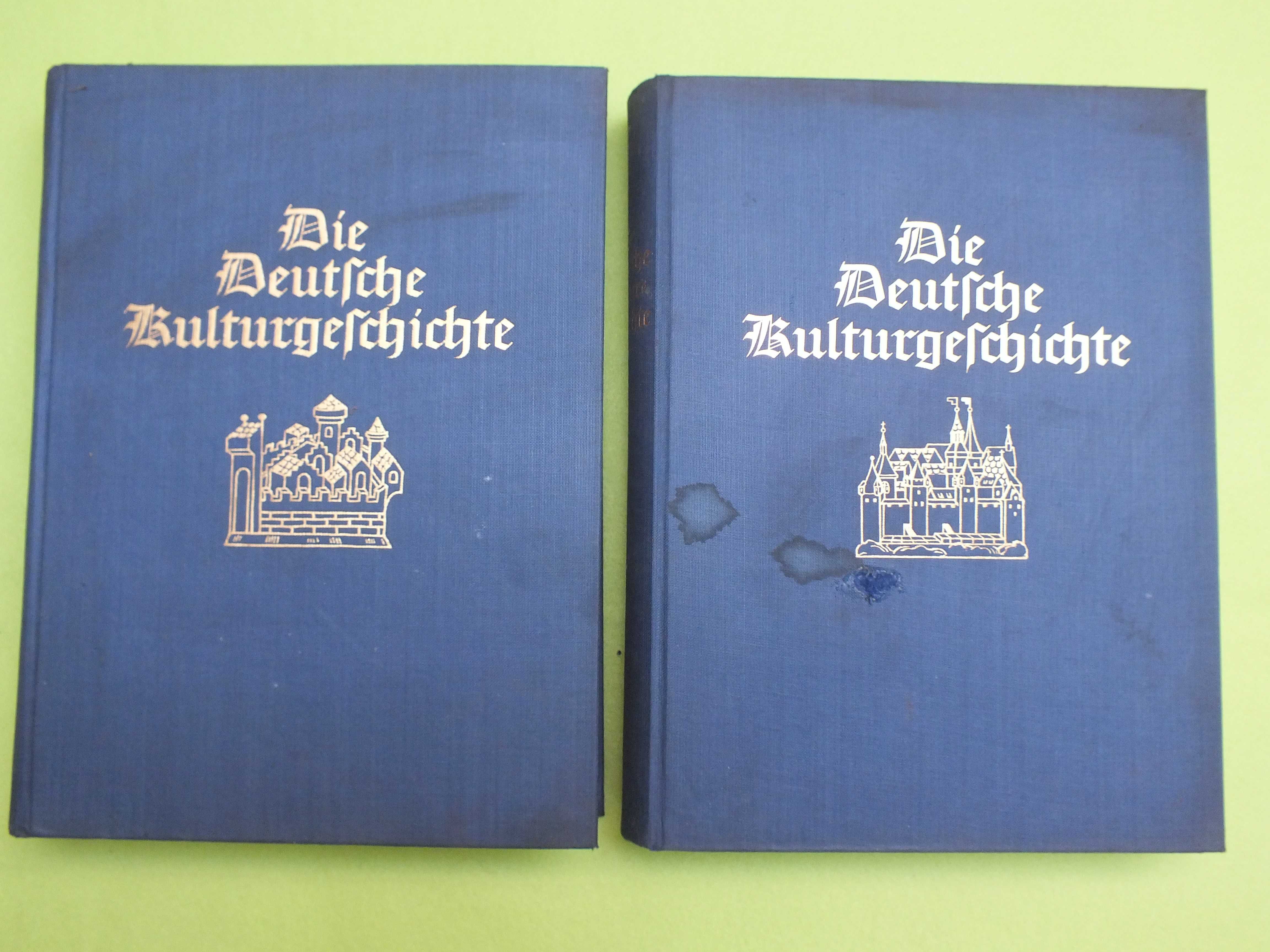 Die deutsche Kultur tom 1 i 2 -G.Steinhausen/F. Schulze Leipzig 1936