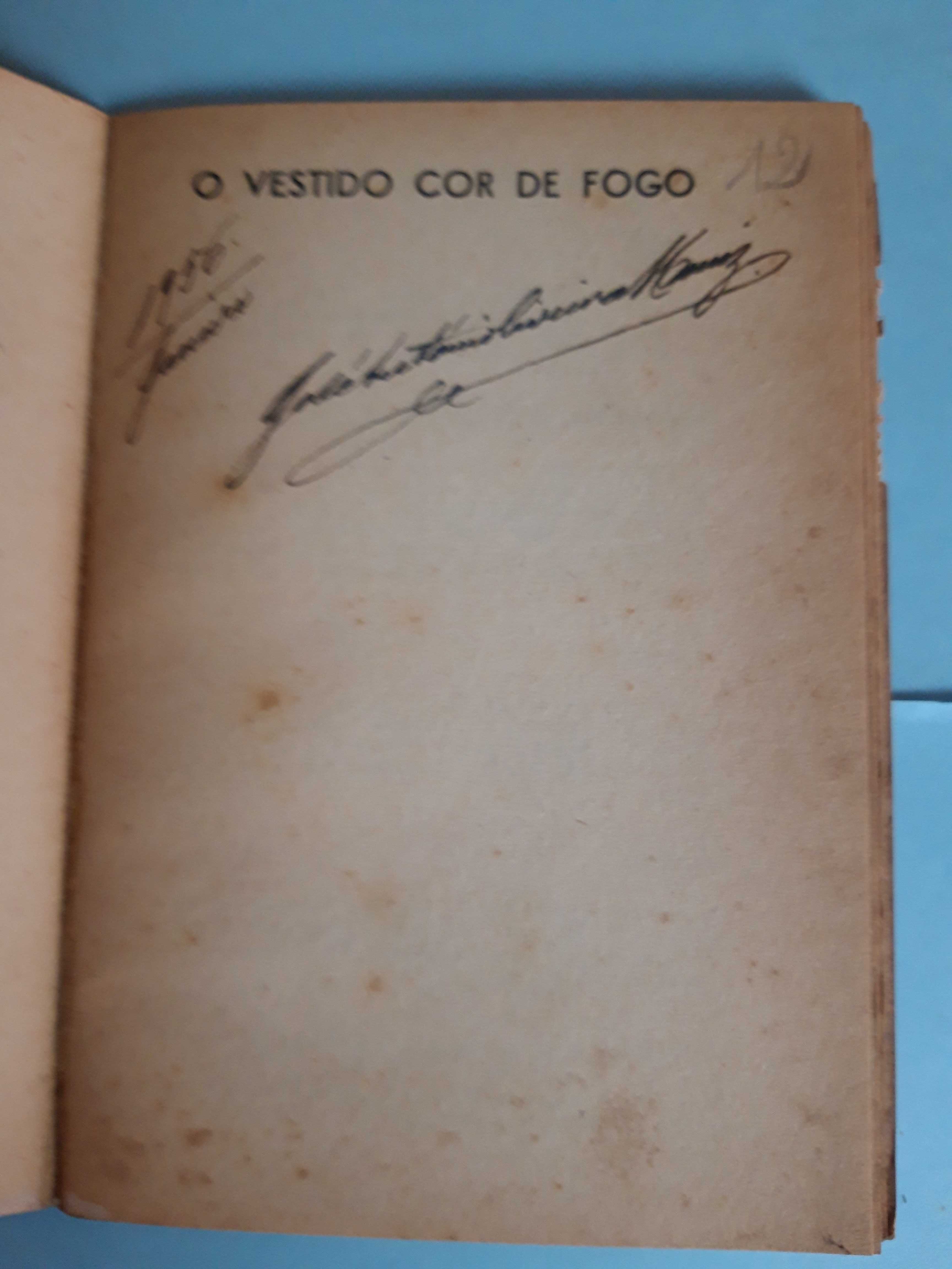 Livro - O Vestido cor de Fogo - José Régio