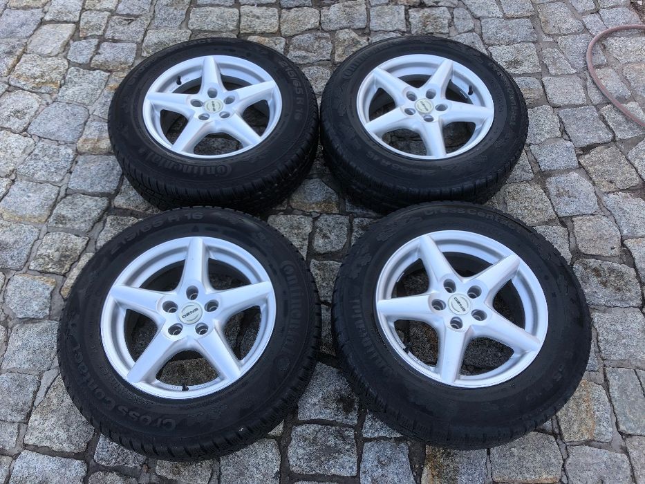 ENZO Alufelgi 5x112 ET40 ZIMA 215/65 16 CONTINENTAL Opony 215/65/16