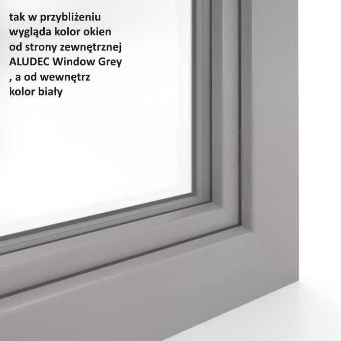 ••• okna PCV Adams, ALUDEC Window Grey, różne rozmiary, smartSlide •••