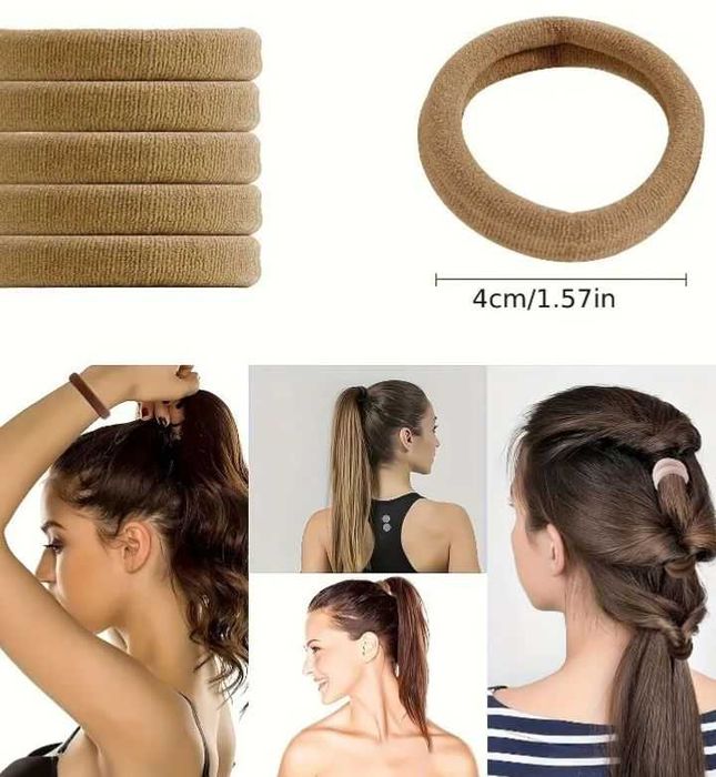 Нековзні еластичні гумки для волосся