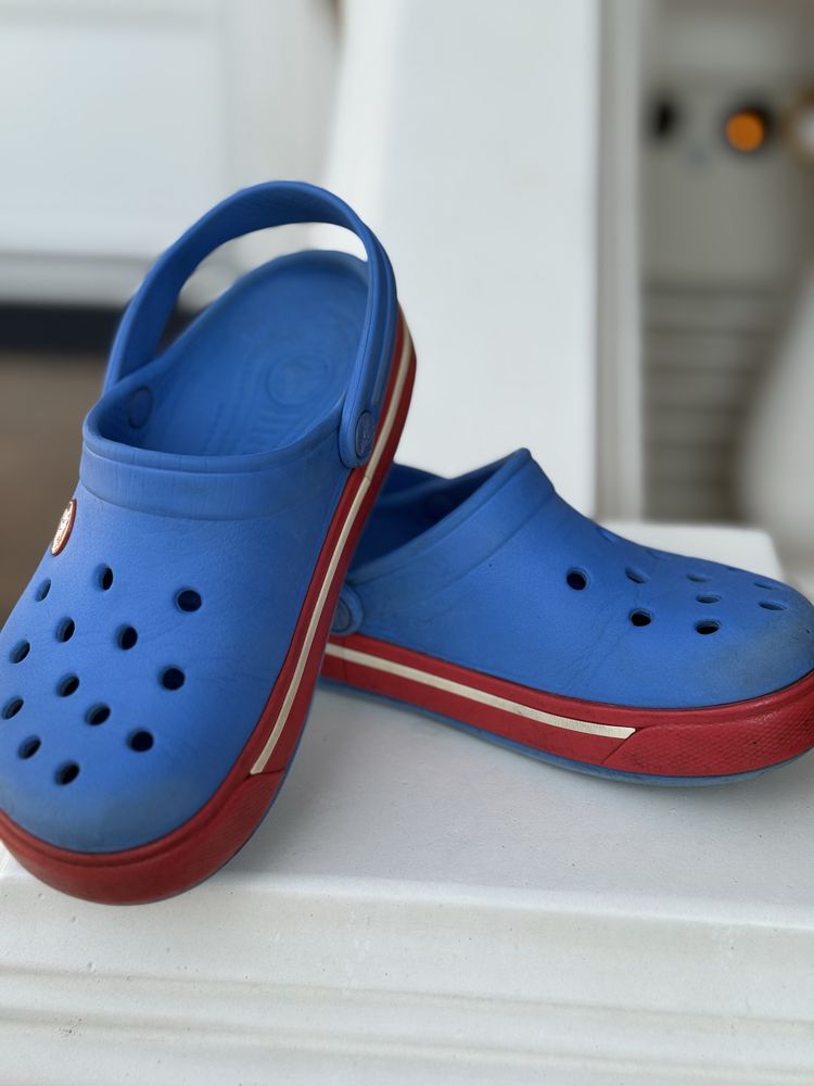 Крокси crocs сині розмір між c12 та c13