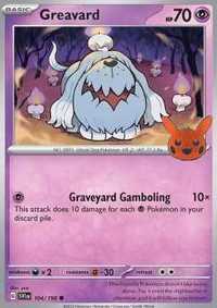 Greavard (BOO23 SVI 104) - Pokemon TCG - Trick or Trade 2023 - 4 szt