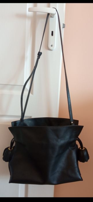 Loewe Nowa Skórzana Elegancka Torebka Damska 34/25/10cm + Pasek