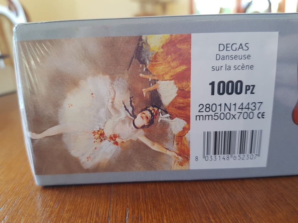Degas Primabalerina puzzle 1000 - prezent pod choinkę