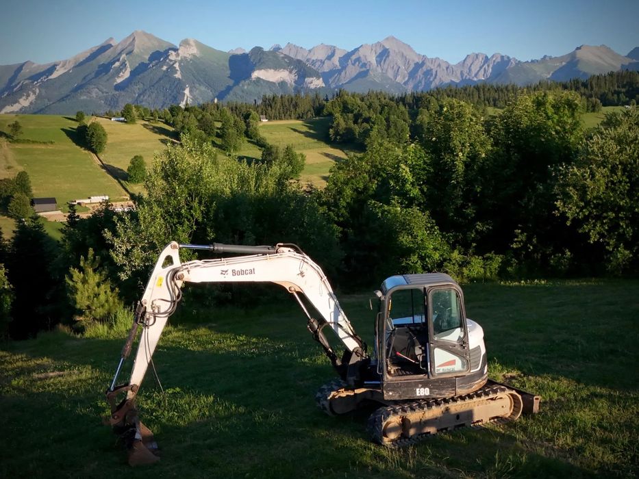 Bobcat E80  Bobcat E80 / 3 łyżki /szybkozłącze / niezawodna / 8T / FV VAT