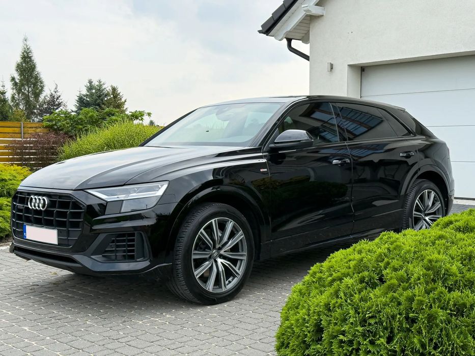 Audi Q8 Audi Q8 3.0 TDI, 2020, S line – pakiet czerń + przyciemnienie detali
