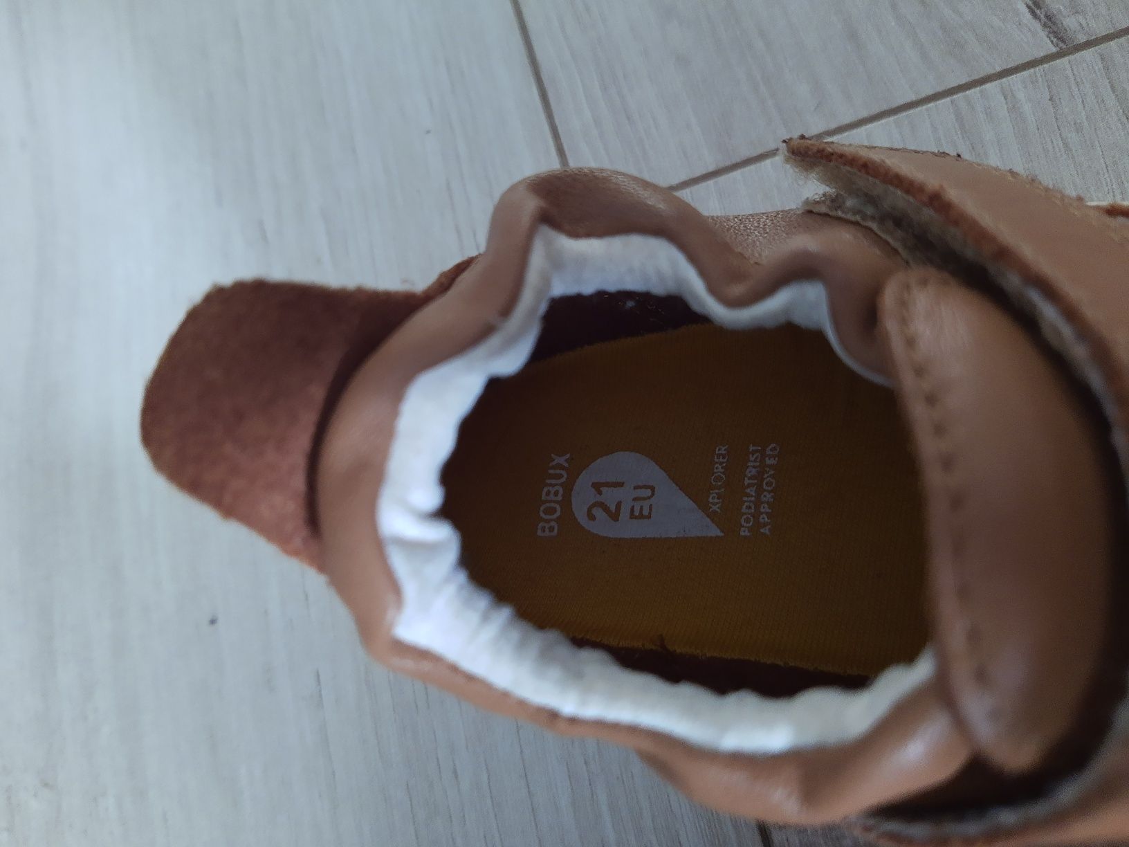 Buciki Bobux Xplorer Go Caramel r. 21

Stan: bardzo dobry, założone ty