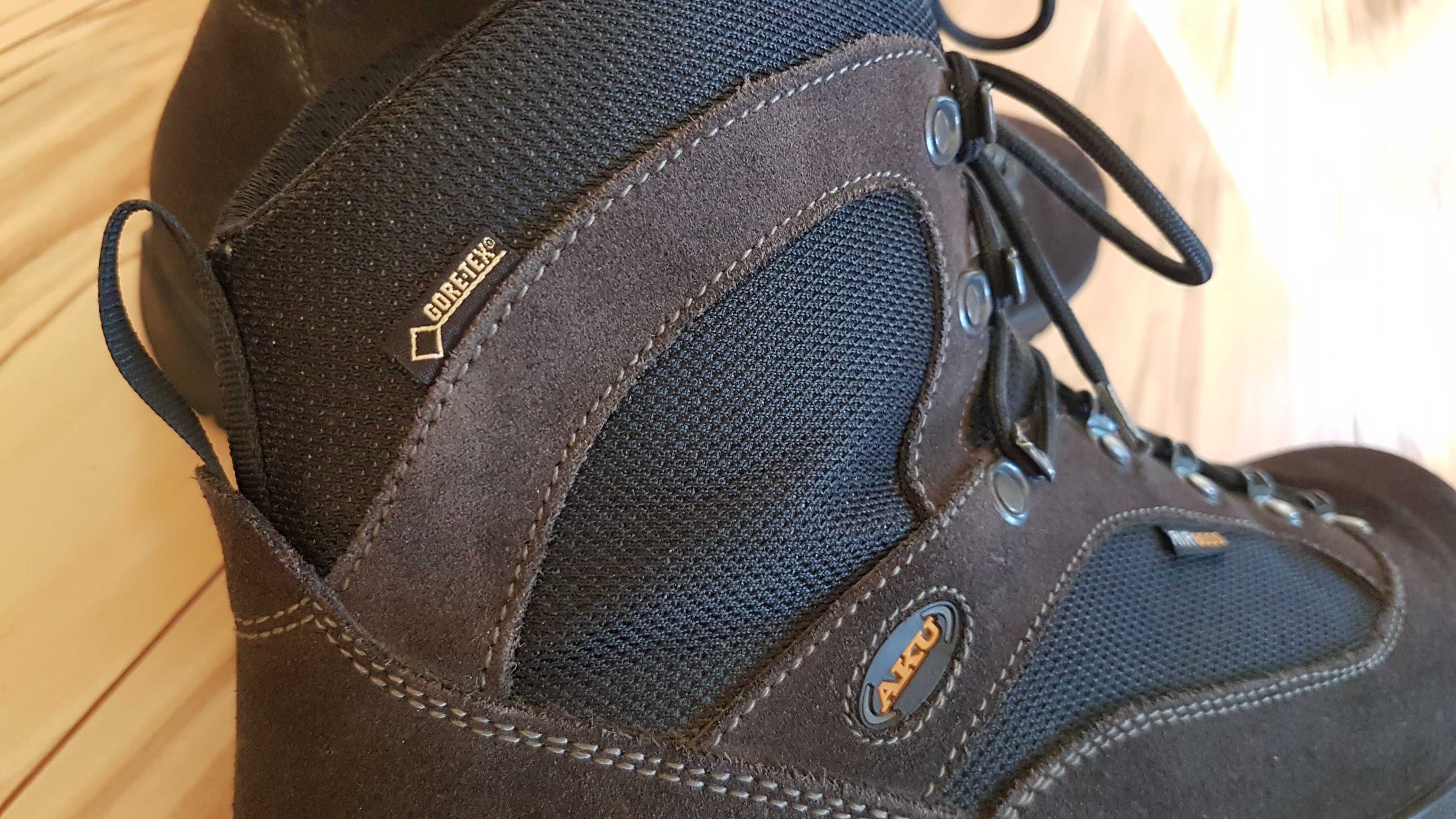Buty trekkingowe AKU r. 46 Gore-Tex Vibram j. Meindl Lowa wkł. 30,8 cm