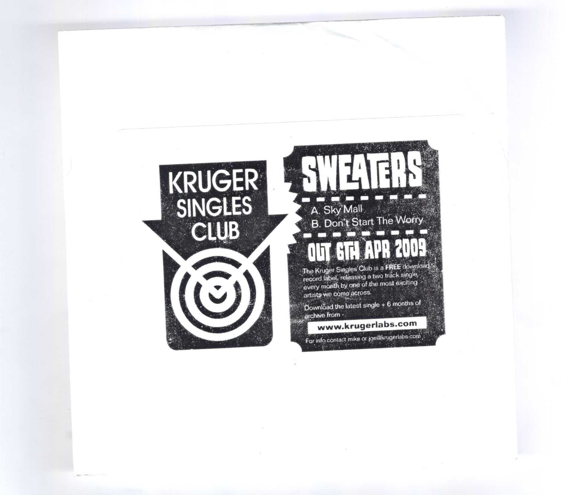 Sweaters - Sky Mall / Don't Start The Worry (CD) Singiel promocyjny