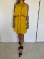 sukienka letnia żółta