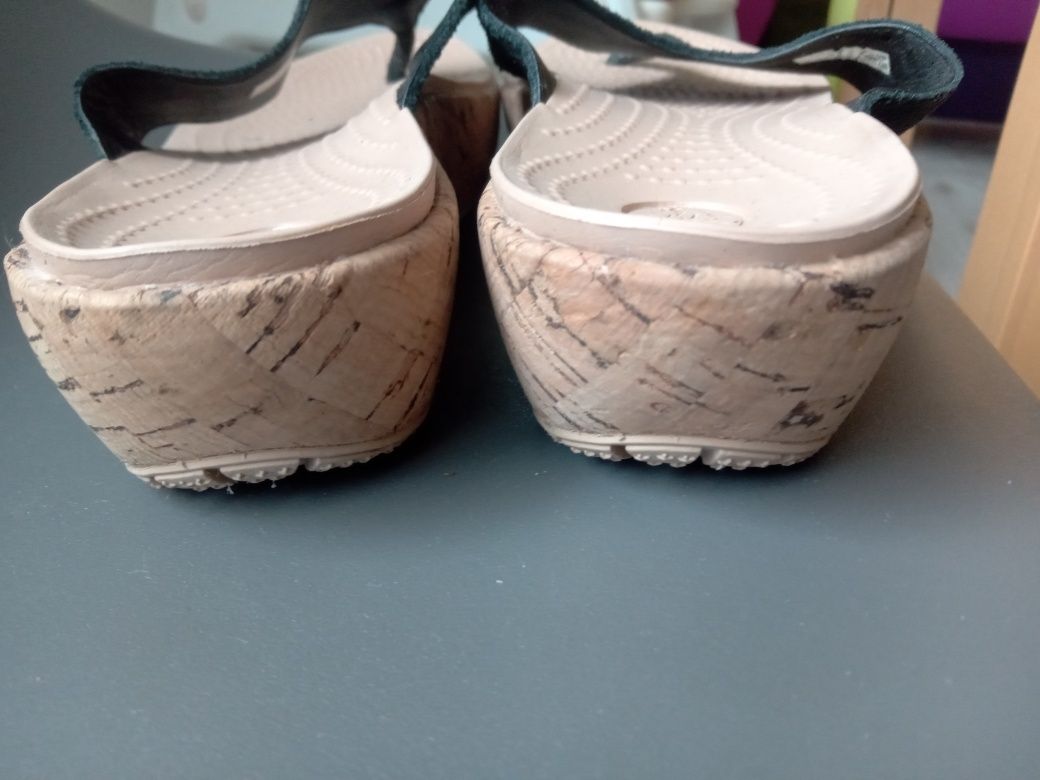 Crocs Fit Flops na koturnie rozmiar W9 39/40