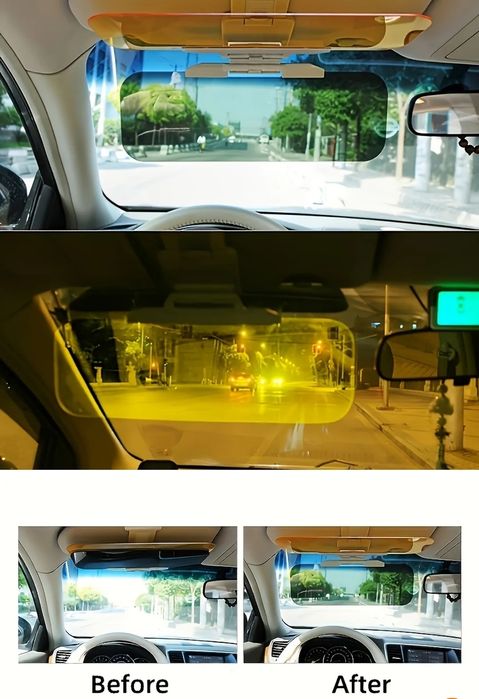 Oslona przeciw słoneczna I odblaskami świateł materiał  ABS