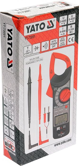 Miernik Cęgowy Multimetr 600V Yt-73091 Yato #
