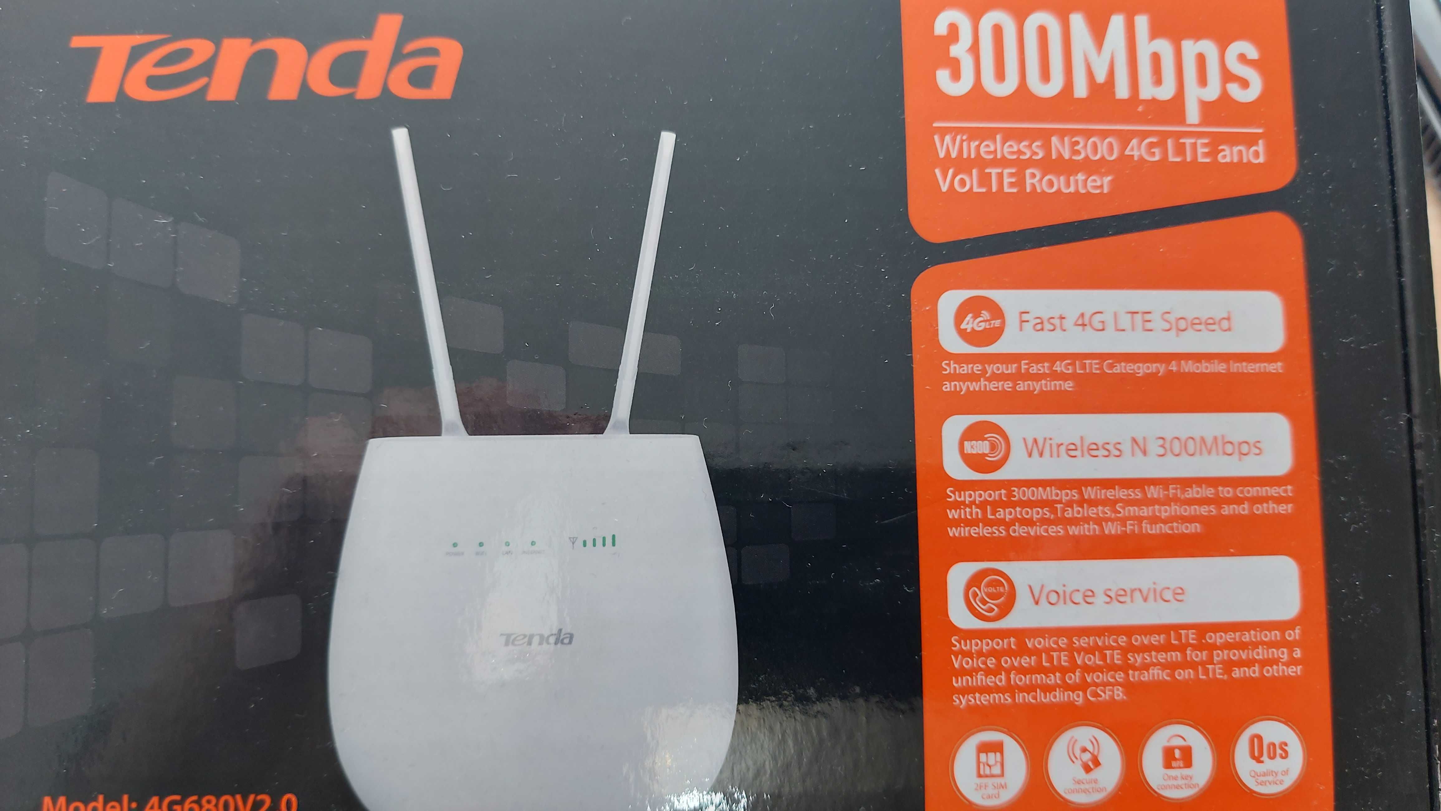 Router Tenda n300 FG LTE typ:4g680 SIM