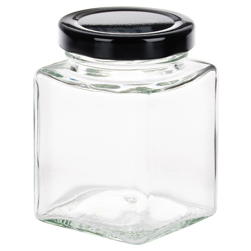 Pojemnik na przyprawy szklany 100 ml 24 szt. + 90 naklejek