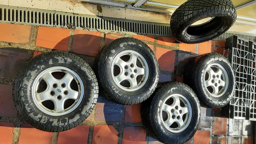 4 Pneus + 4 Jantes Land Rover Discovery 2 / P38 GENERAL GRABBER 255/65