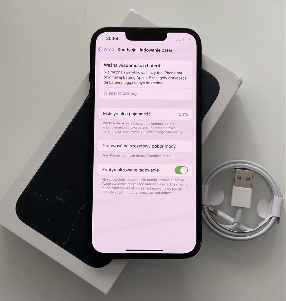 Iphone 13 128 GB Idealny Cały Zestaw