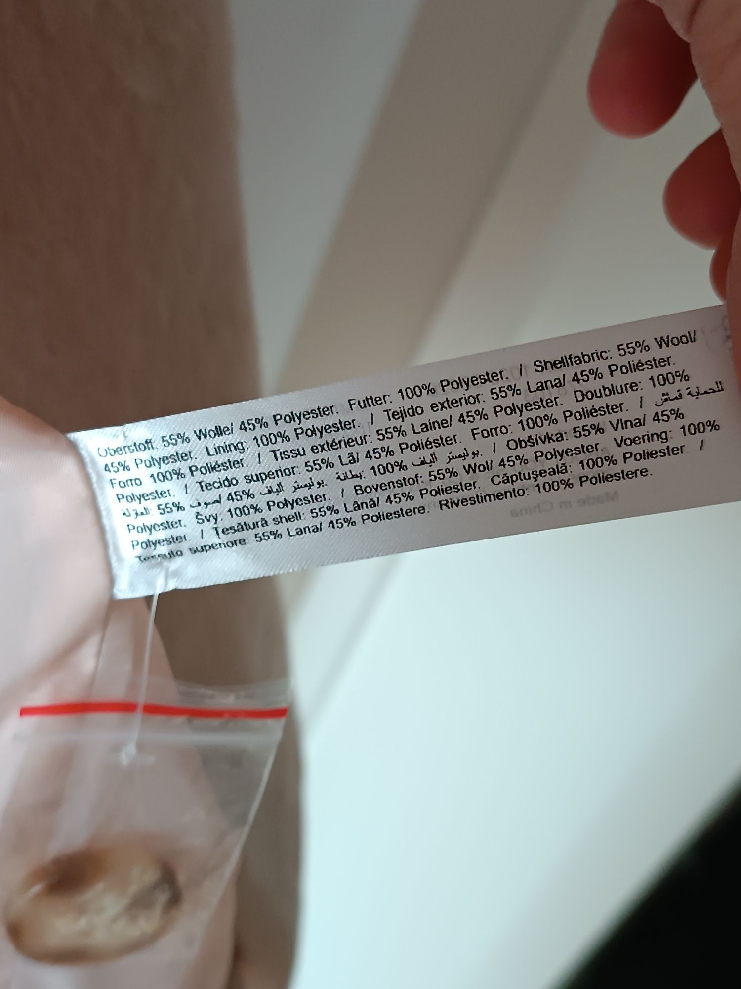 Wełniany ciepły midi damski płaszcz pudrowy róż jasny łosoś 38 M