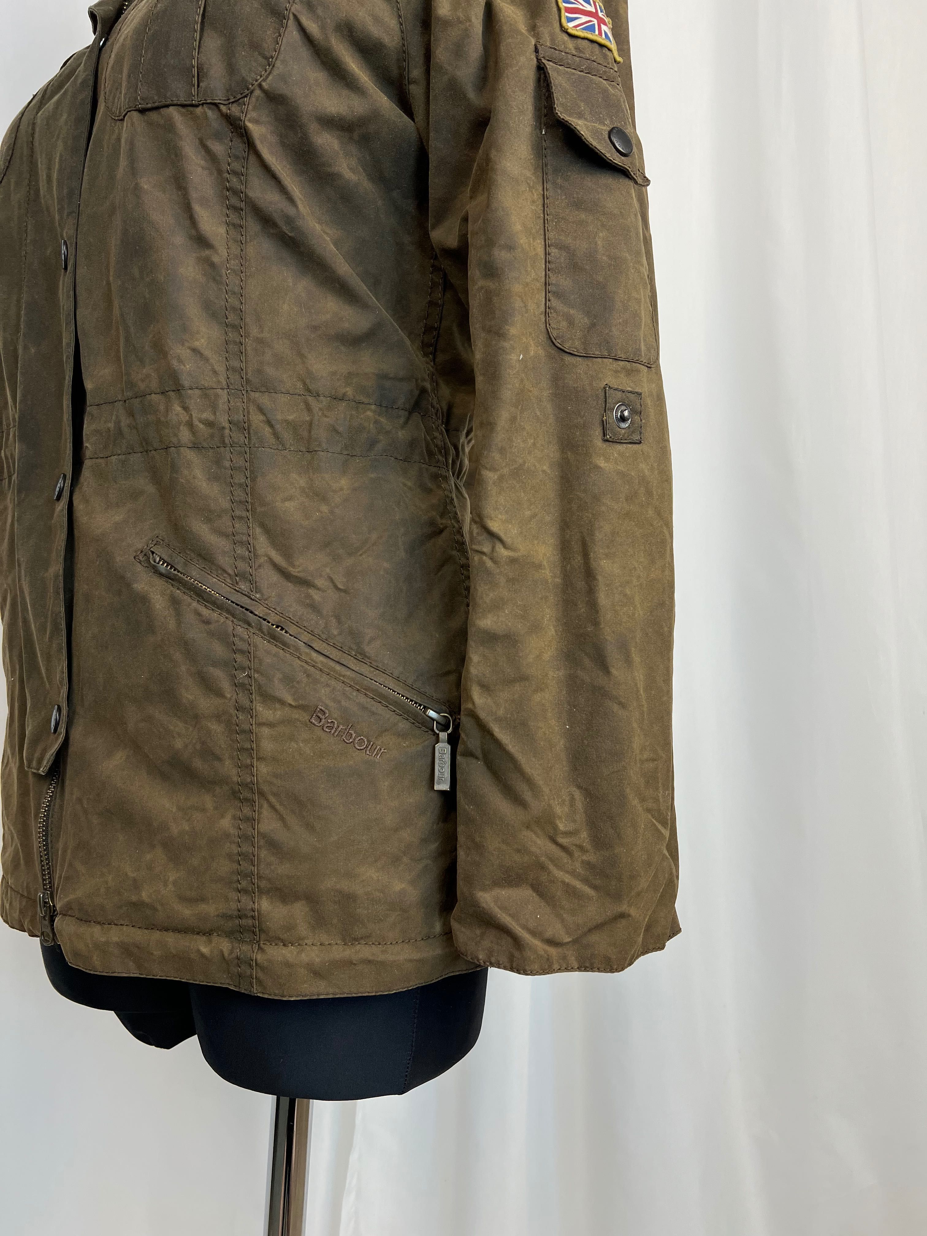 BARBOUR Winter Force Parka утеплена ваксована куртка Барбур