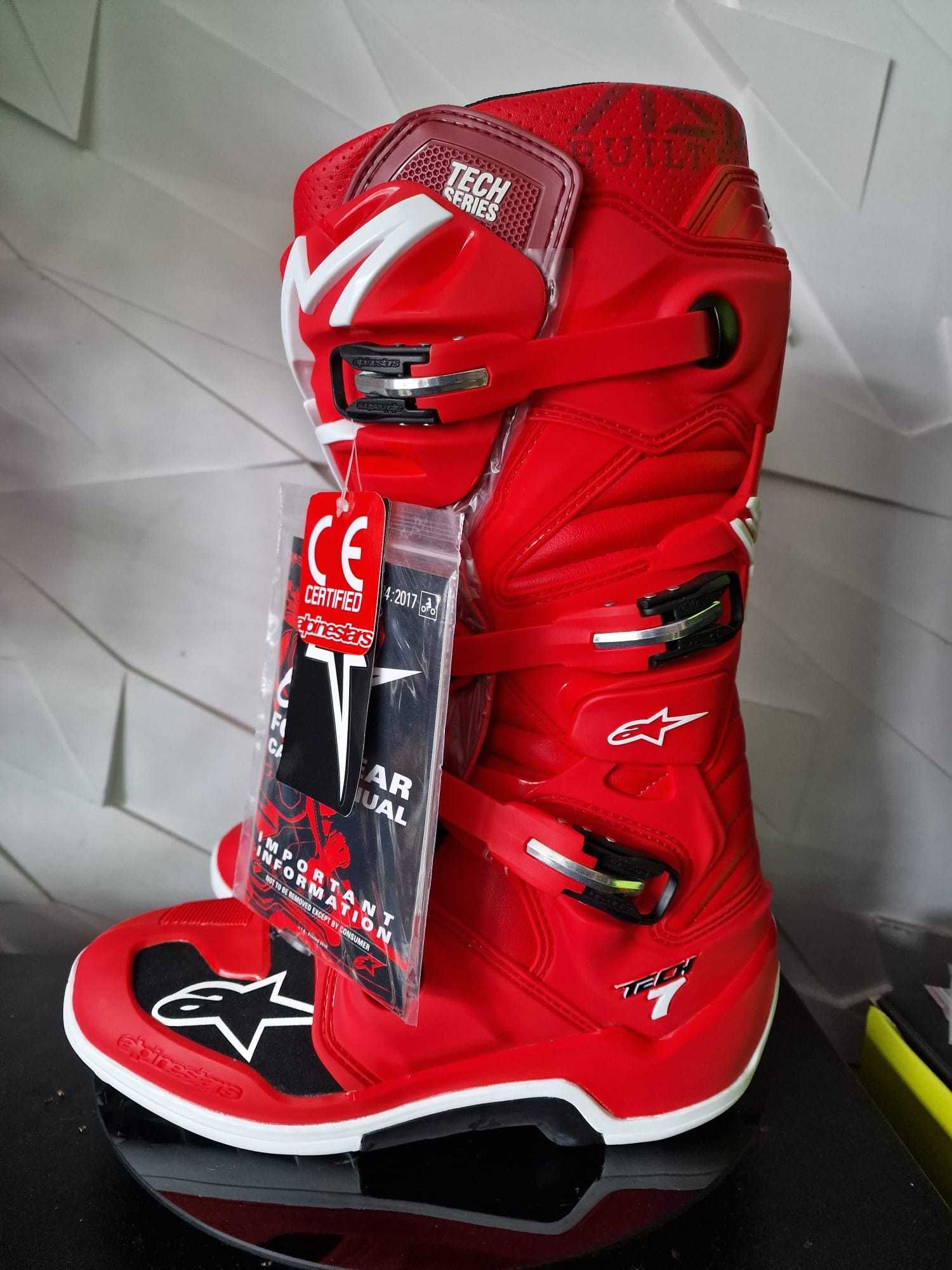 Buty off-road Alpinestars TECH 7 MX '12 Red sklep, raty GRATISY!