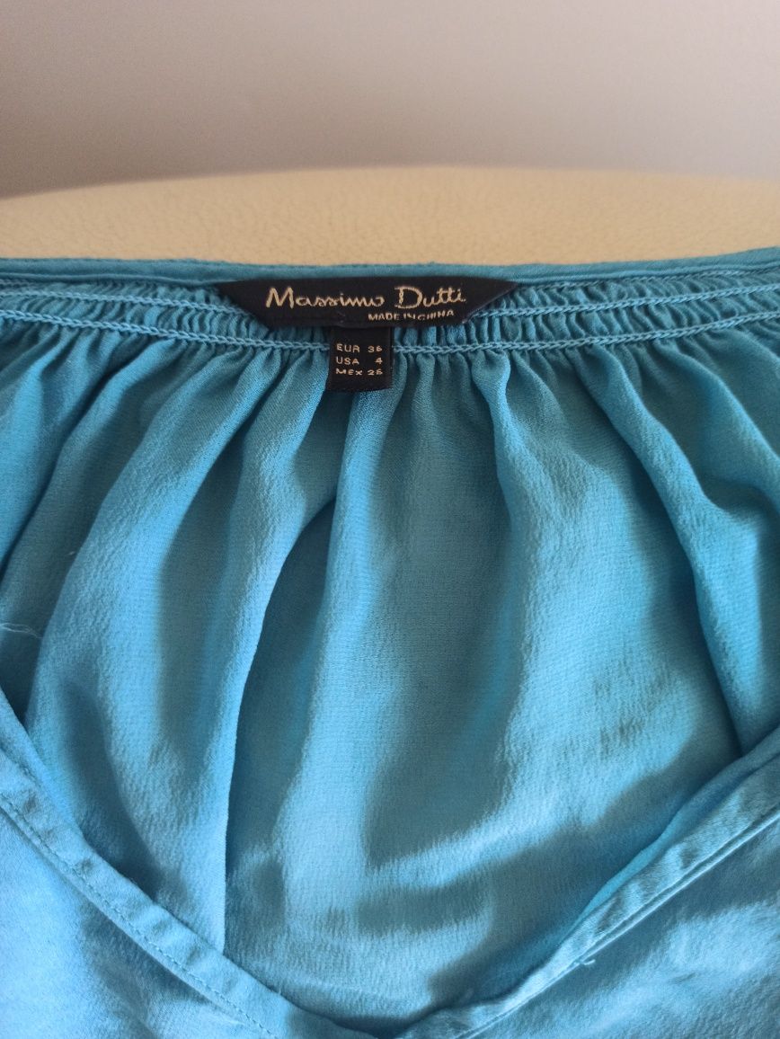 Jedwabna bluzka massimo dutti