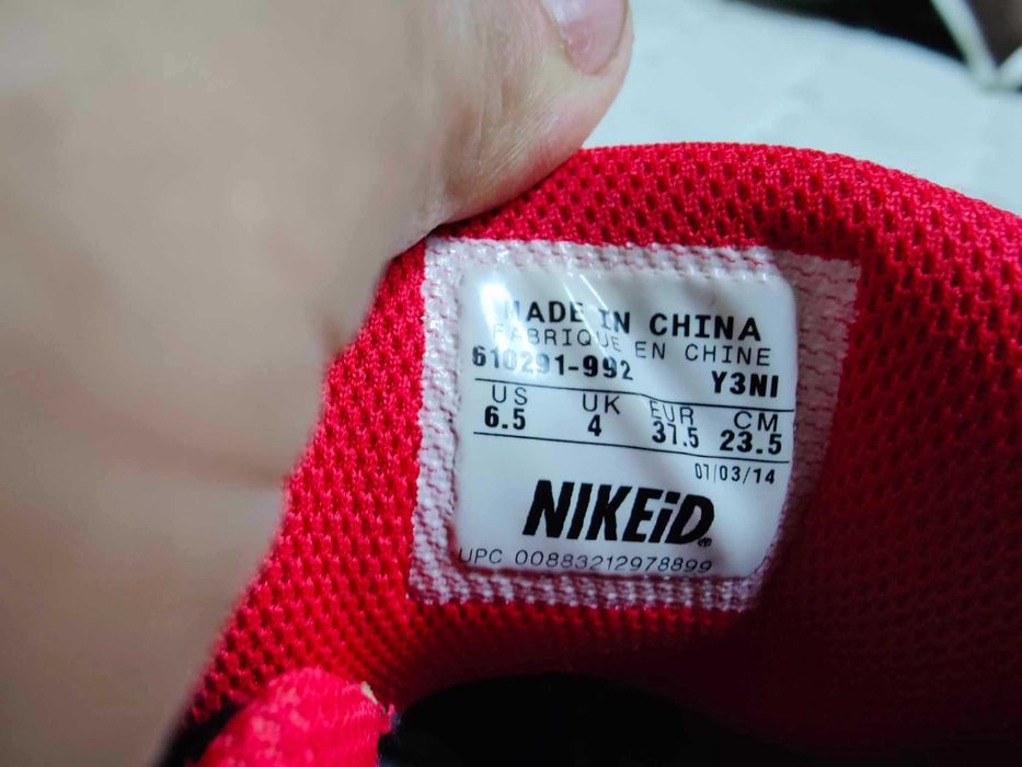 Tênis Nike iD vermelho tam. 38 novas
