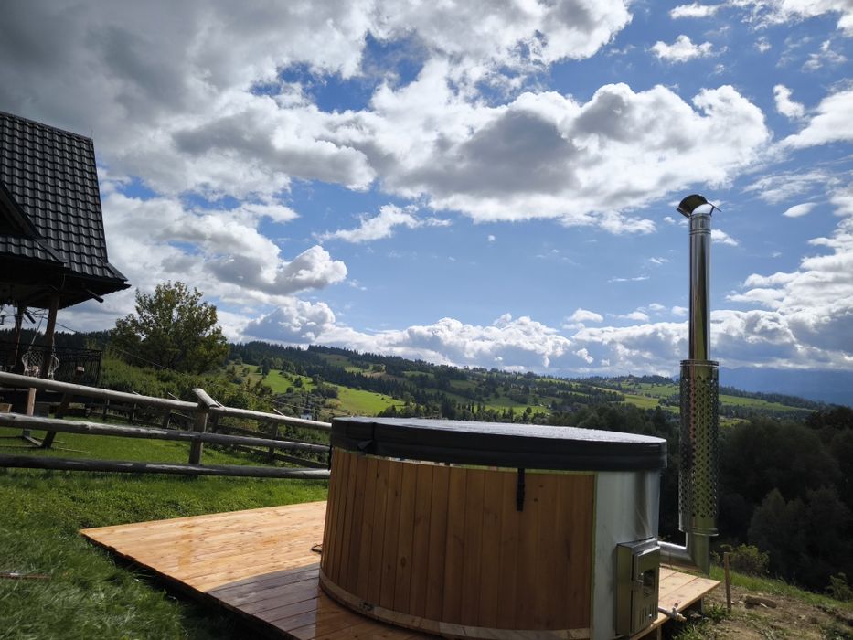 Domek- sauna, jacuzzi, piękny widok, bez sąsiadów