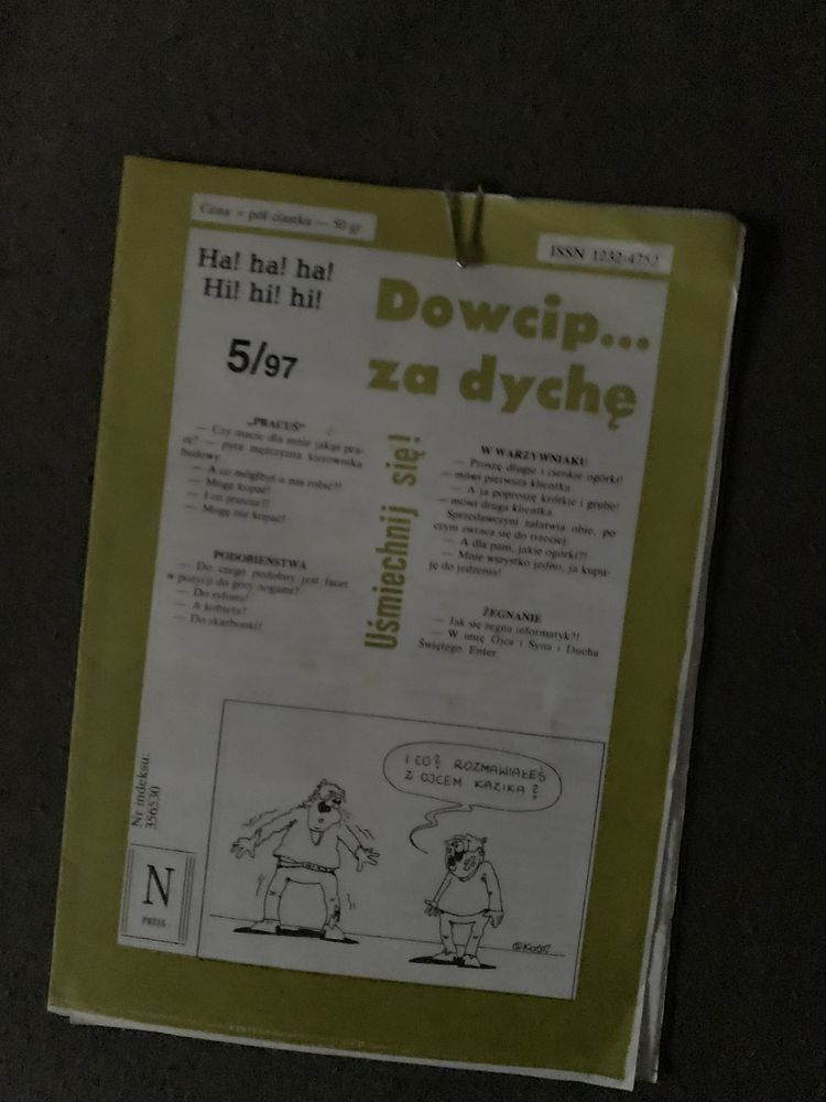 Kawały krzyżówki z PRL