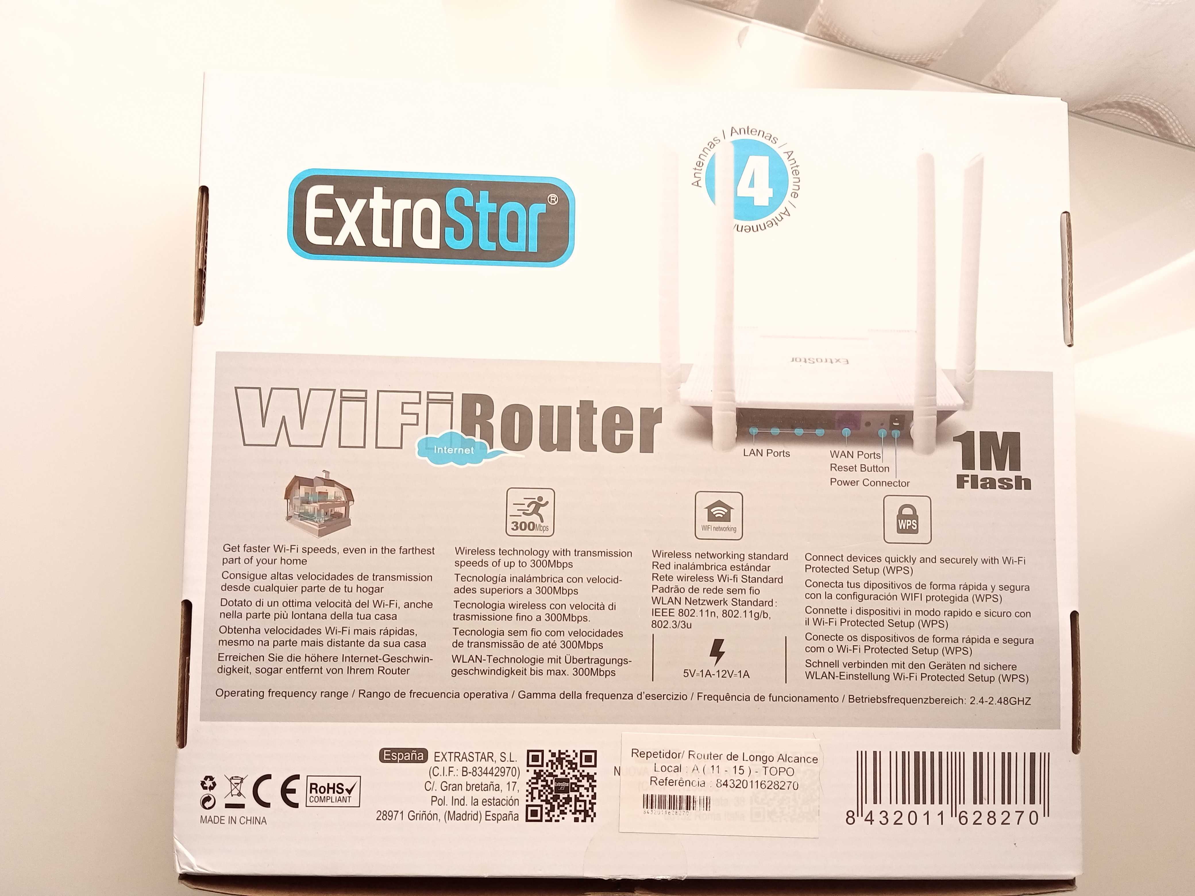 Router WIFI Extrastar