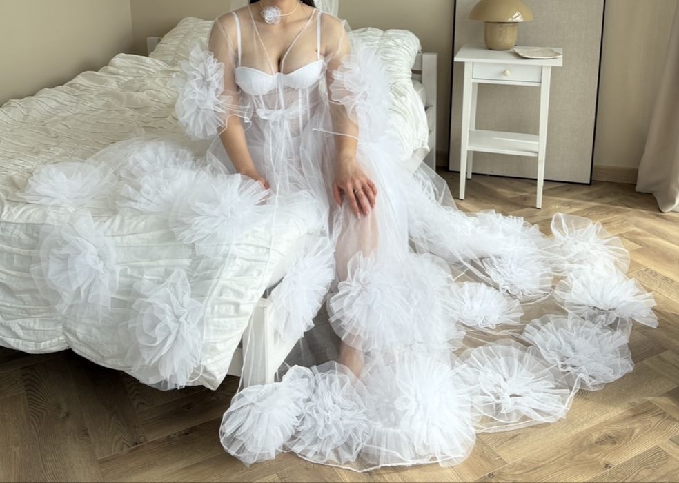 Накидка для ранку нареченої (халатик)