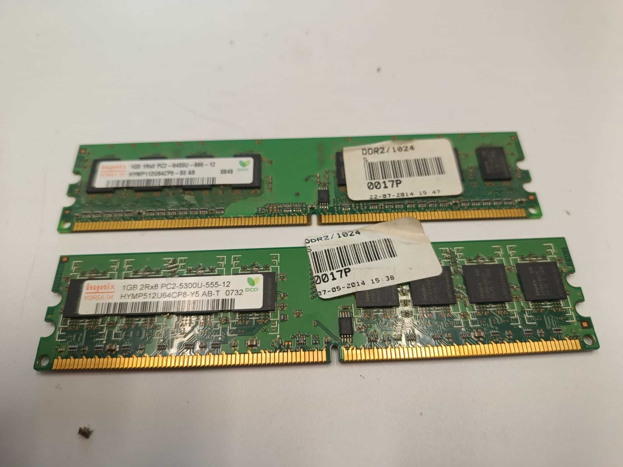 Pamięć Ram do PC HP Compaq DC790. Dwie kości Ram po 1 GB.