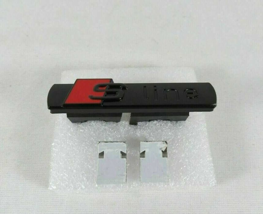 Nowy emblemat znaczek S Line Sline na grill czarny połysk | mat