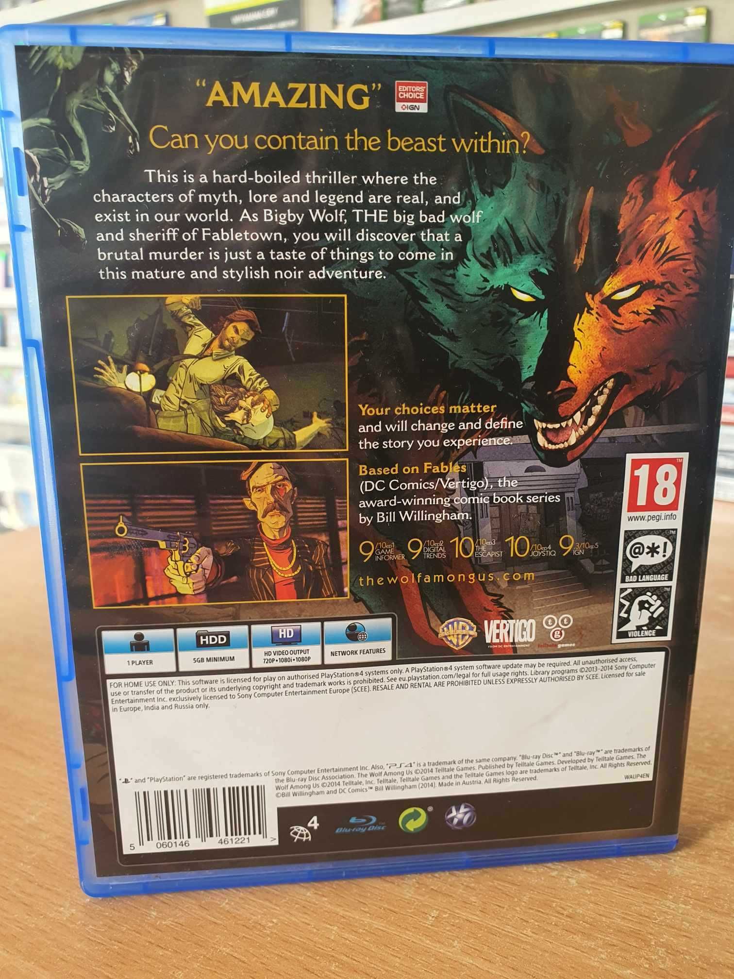Wolf Among Us A Telltale Games Series PS4 sklep i serwis Lara Games