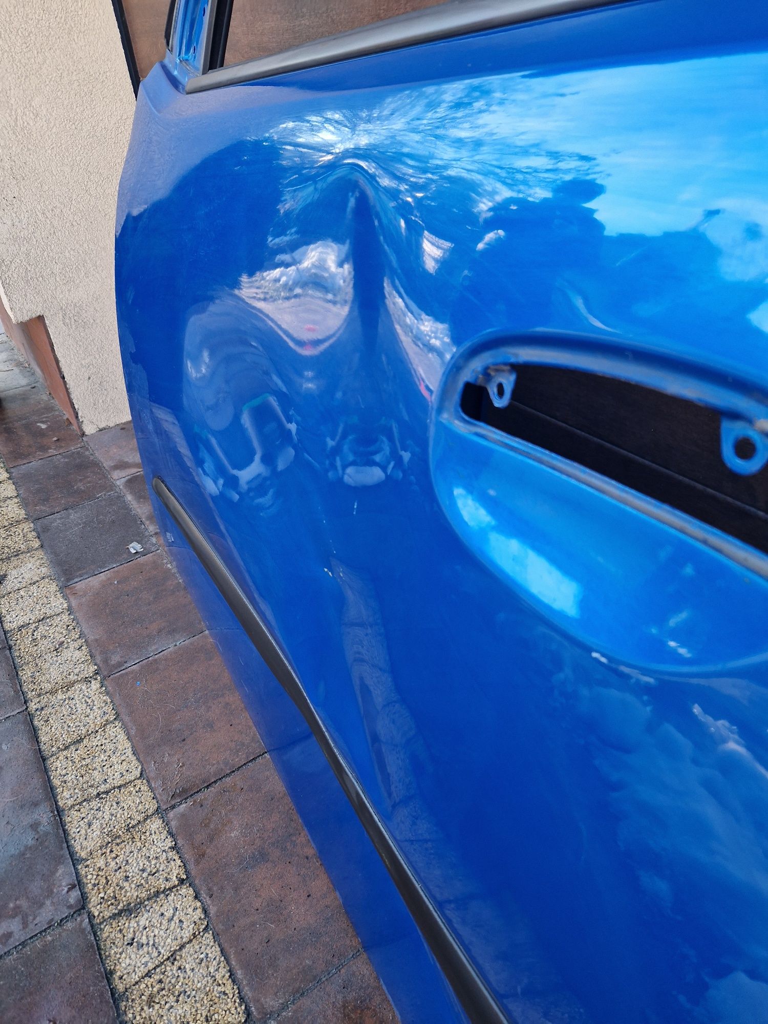 Drzwi przednie lewe Hyundai i10 2010 rok kolor DE Alpine Blue