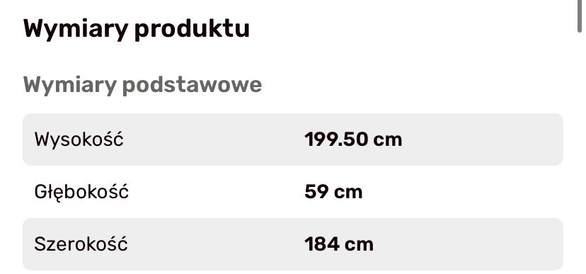 LANZETTE Szafa 4-drzwiowa z lustrem Agata Meble