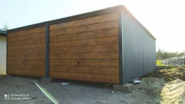 garaż blaszany 6x5.80 garaż blaszak 5x5 6x6 7x7 4x4 wiata blaszana