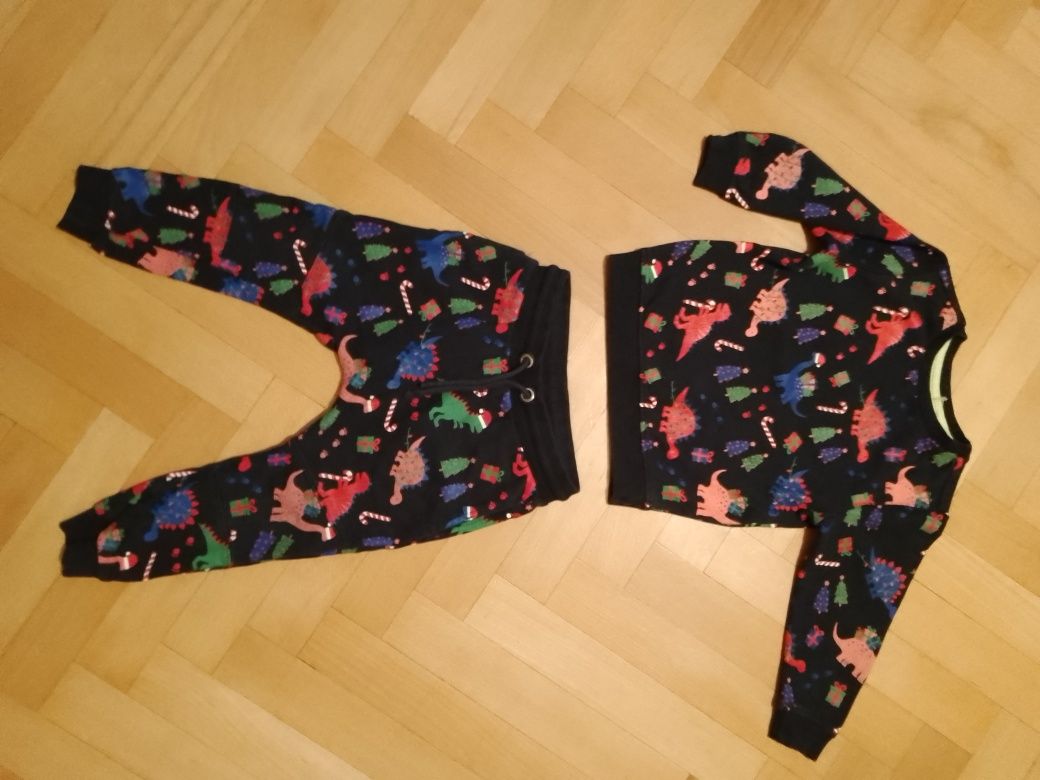 Dres świąteczny dinozaury 92 98