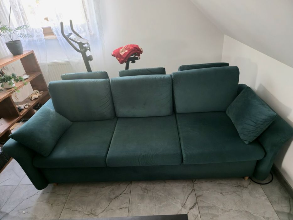 Sofa BRW, butelkowa zieleń