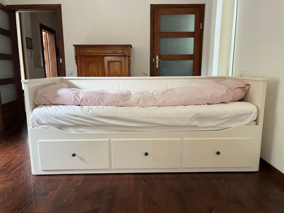 Lozko Hemnes z materacami ikea