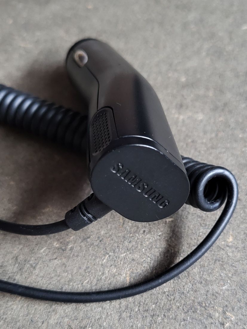 Ładowarka samochodowa Samsung ECA-U16CBE + przejściówka na usb C