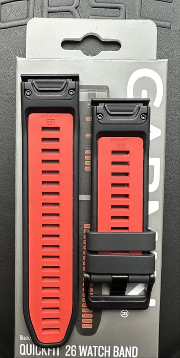 Garmin Pasek Fenix 7X Pro , QuickFit 26 mm, silikonowy, Oryginalny