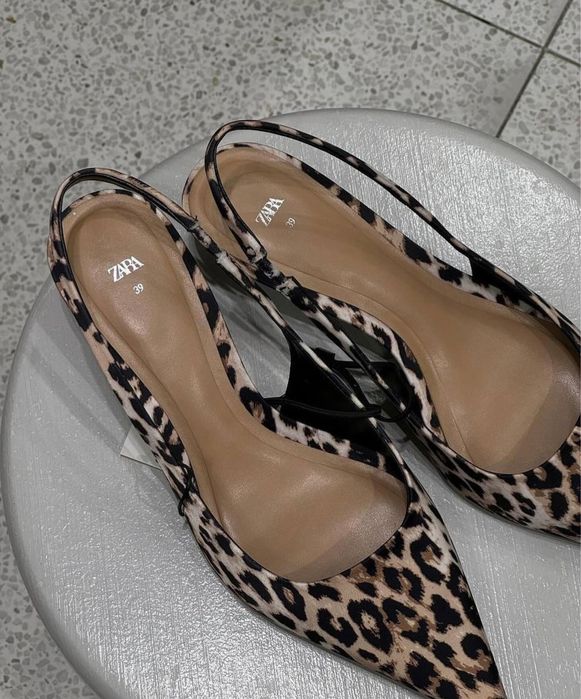 Леопардові слінгбеки, слингбеки зара, zara, слінгбеки 37