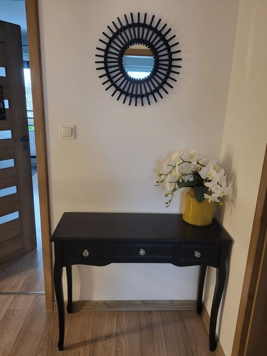 Lustro boho czarne